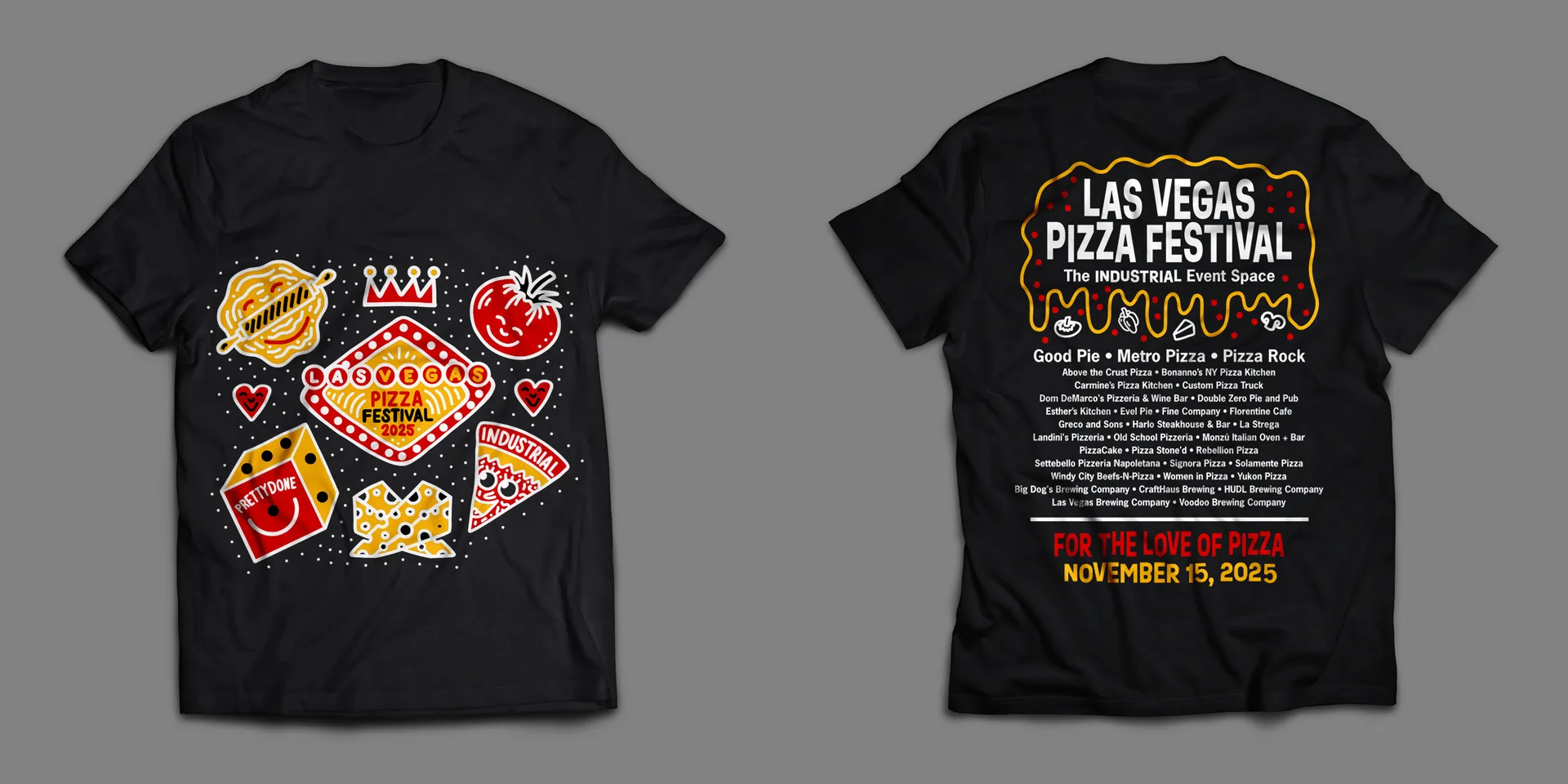 2025 Las Vegas Pizza Festival T-Shirt